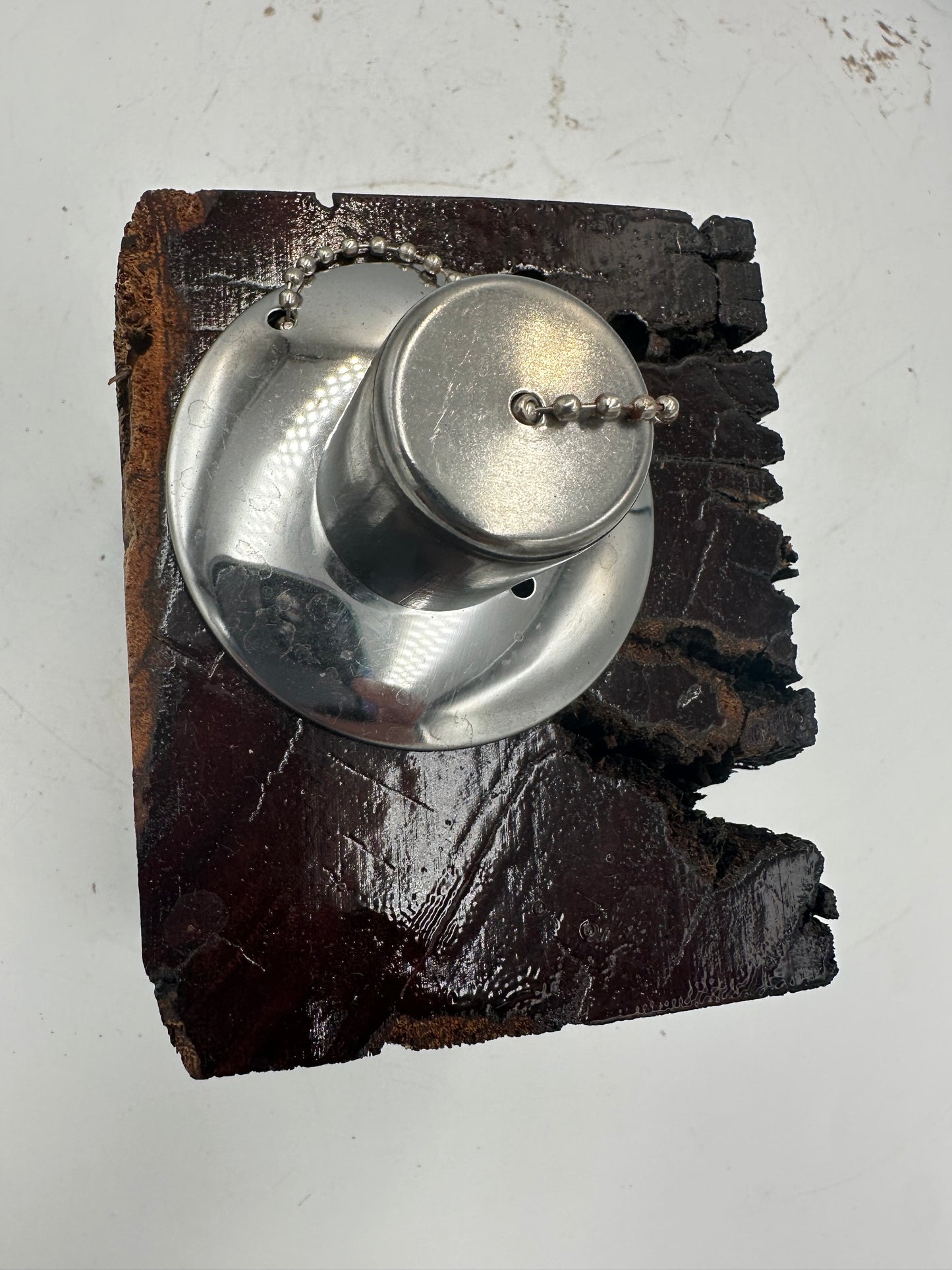 Recycled Wooden Oil Burner Small  80
