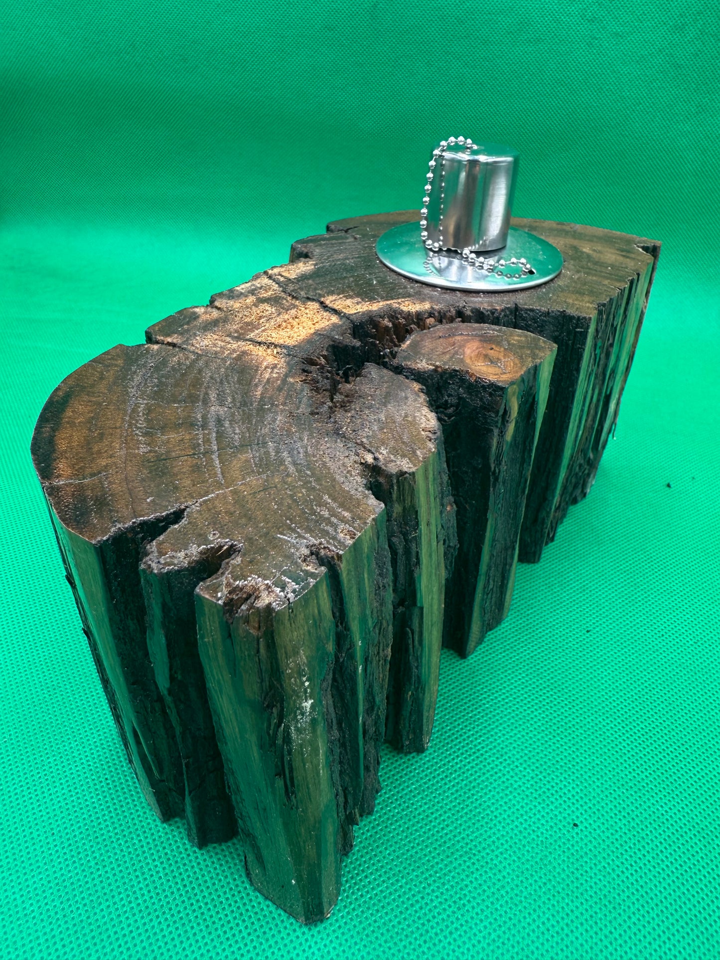 Recycled Wooden Oil Burner Large 129