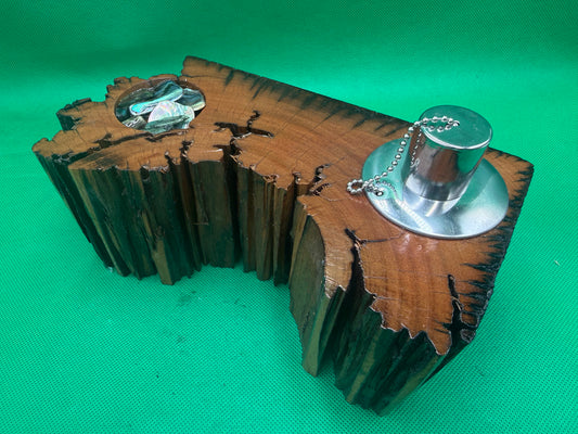 Recycled Wooden Oil Burner Large 129