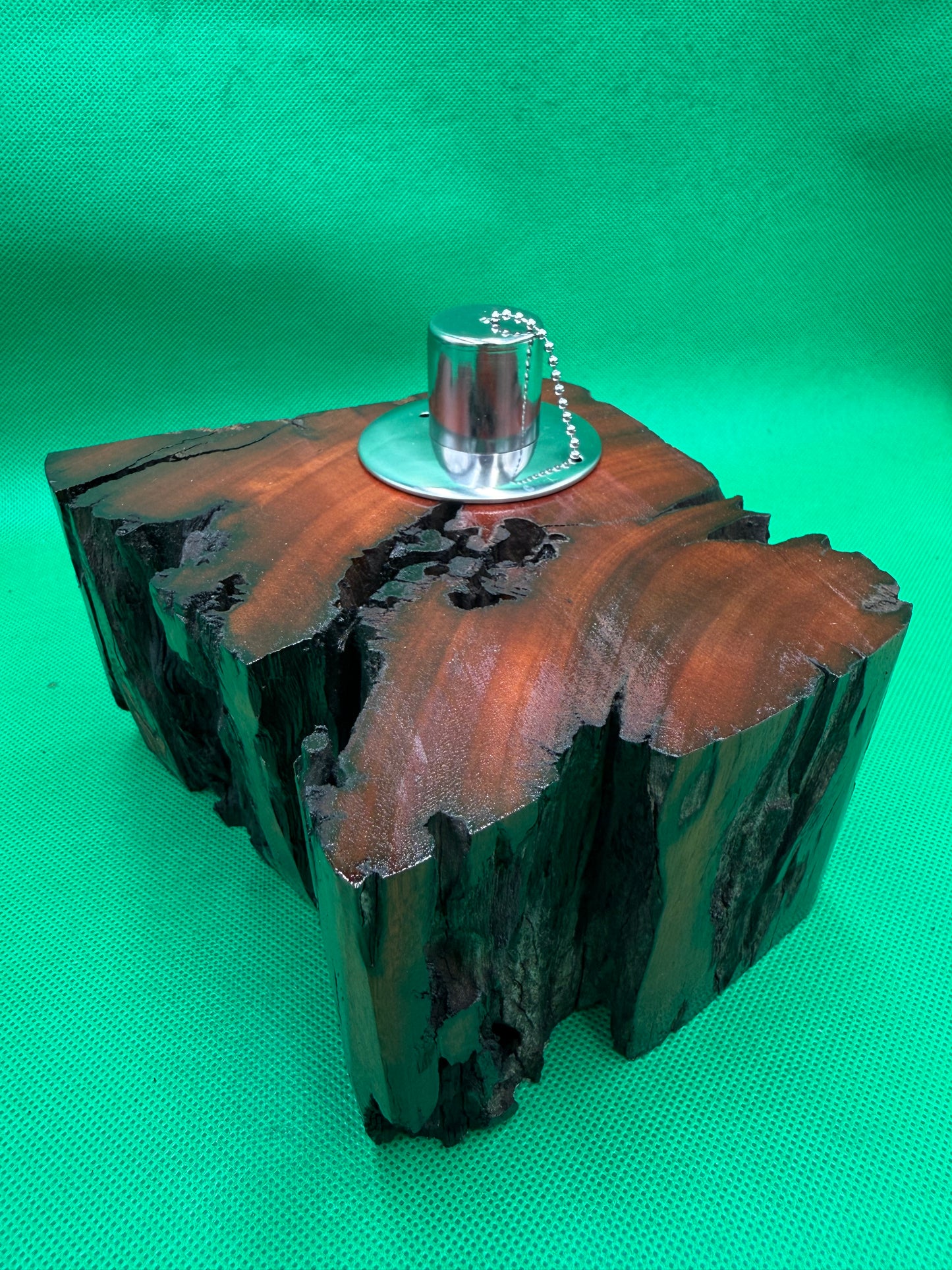 Recycled Wooden Oil Burner Large 103