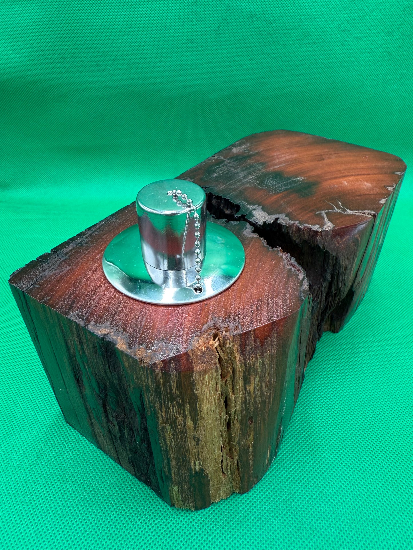 Recycled Wooden Oil Burner Large 53