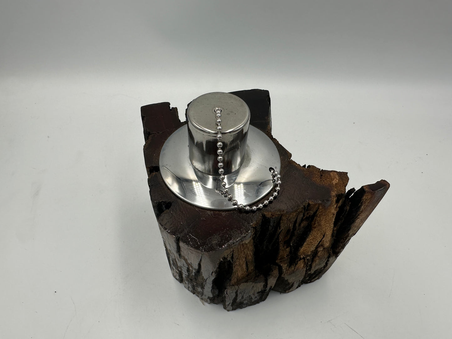 Recycled Wooden Oil Burner Small 50