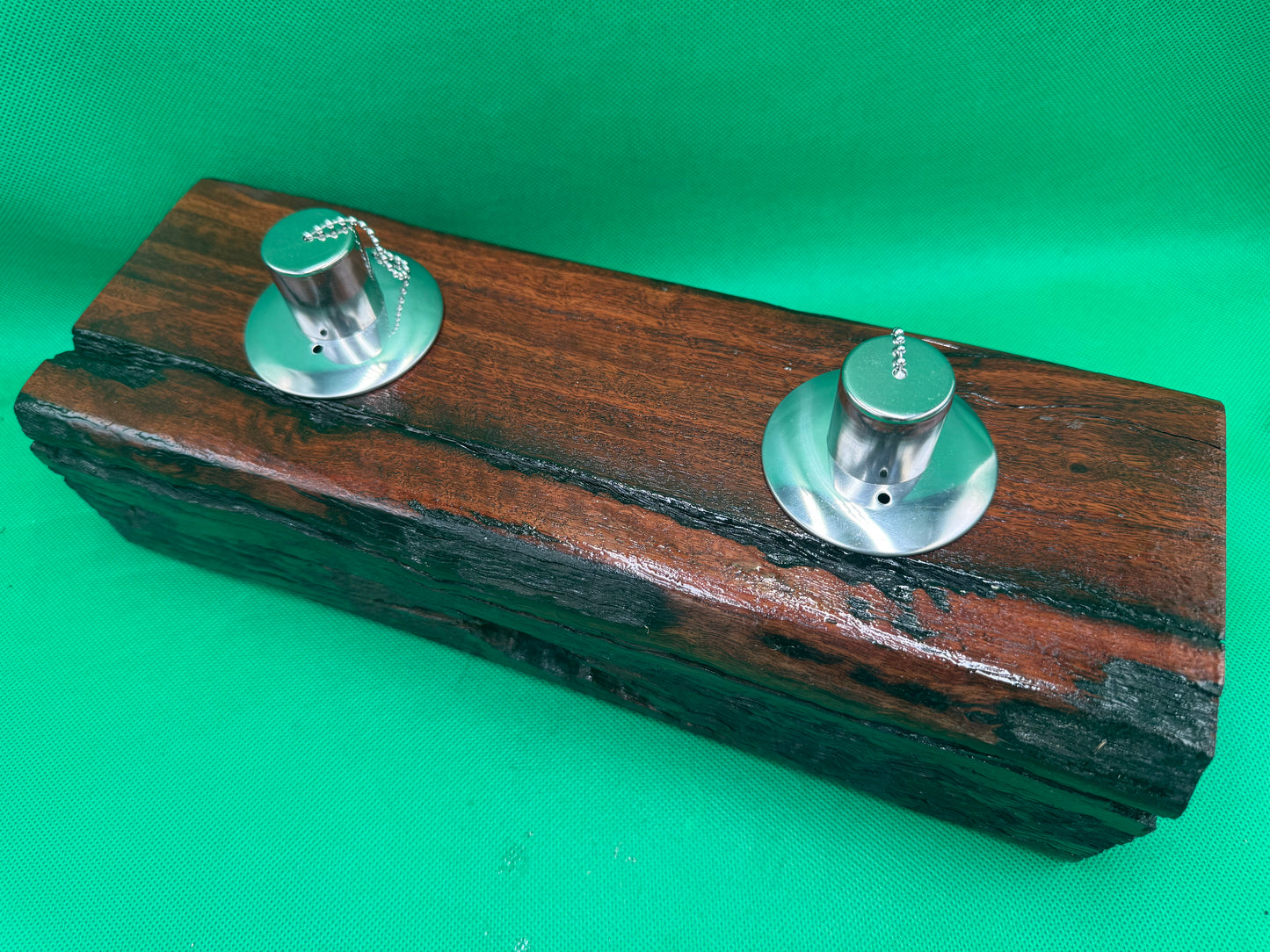 Log Recycled Wooden Oil Burner 73