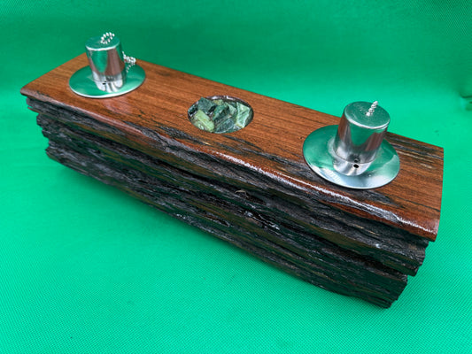 Log Recycled Wooden Oil Burner 74