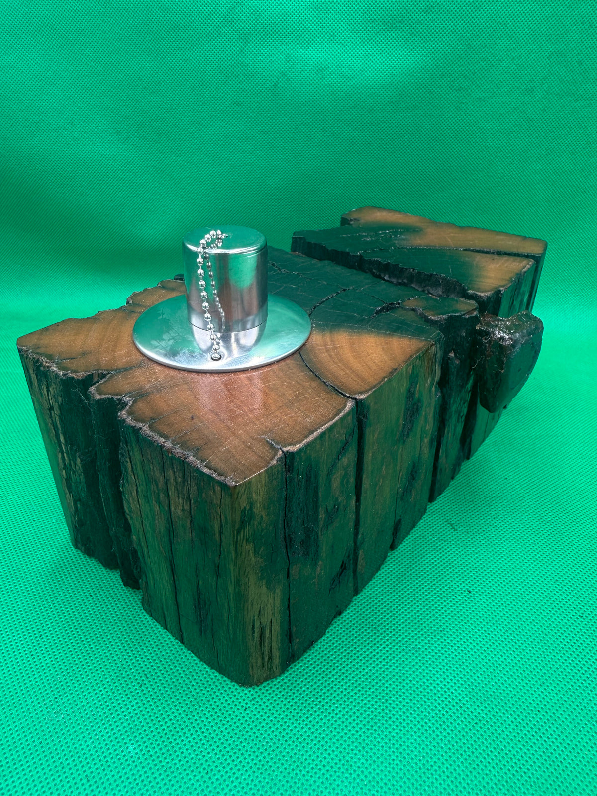 Recycled Wooden Oil Burner Large 29