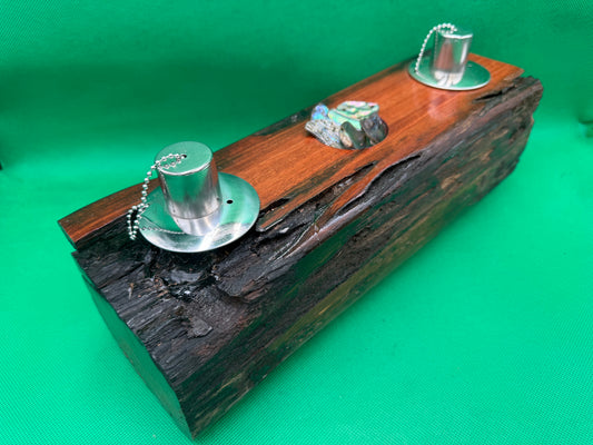 Log Recycled Wooden Oil Burner 73