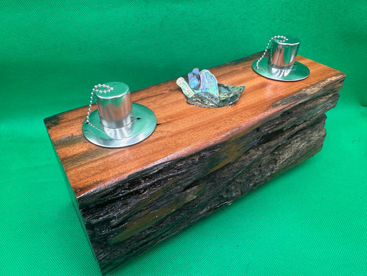 Log Recycled Wooden Oil Burner 74