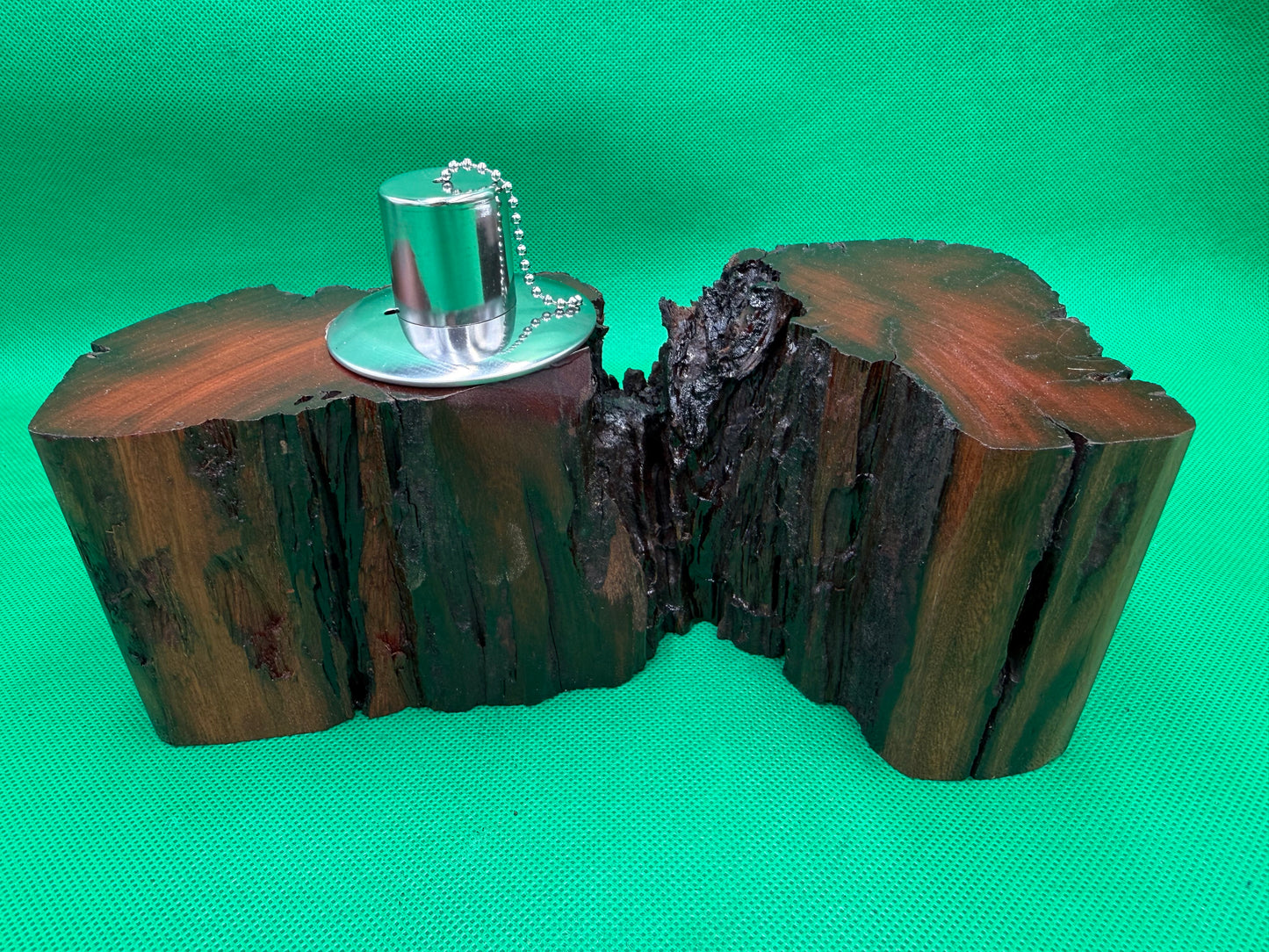 Recycled Wooden Oil Burner Large 123
