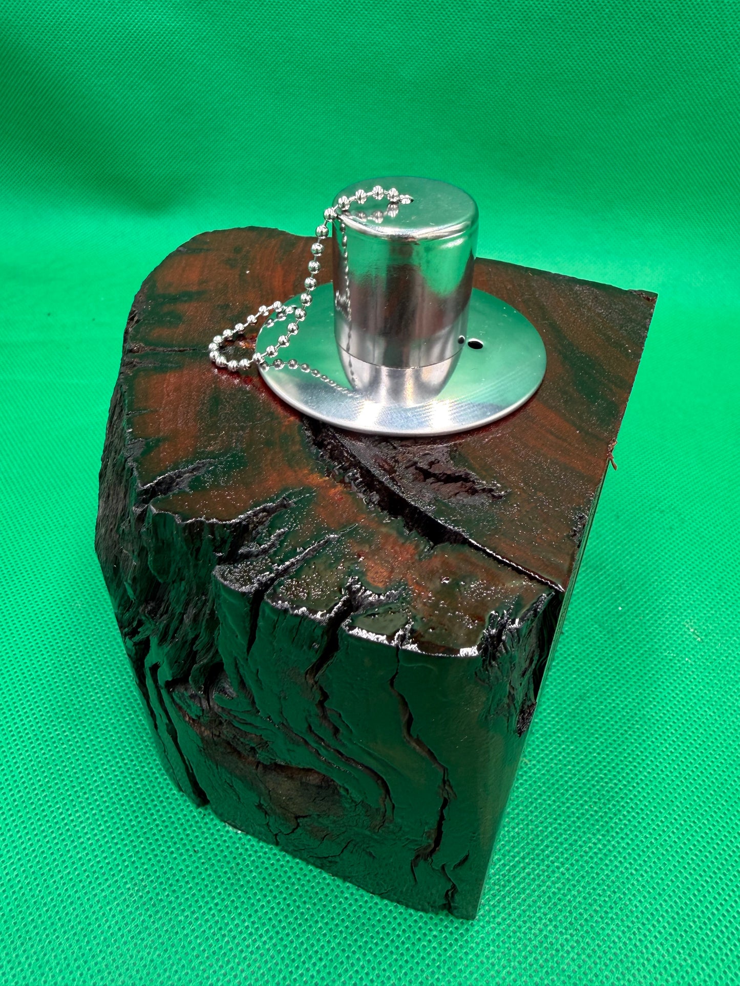 Recycled Wooden Oil Burner Small 105