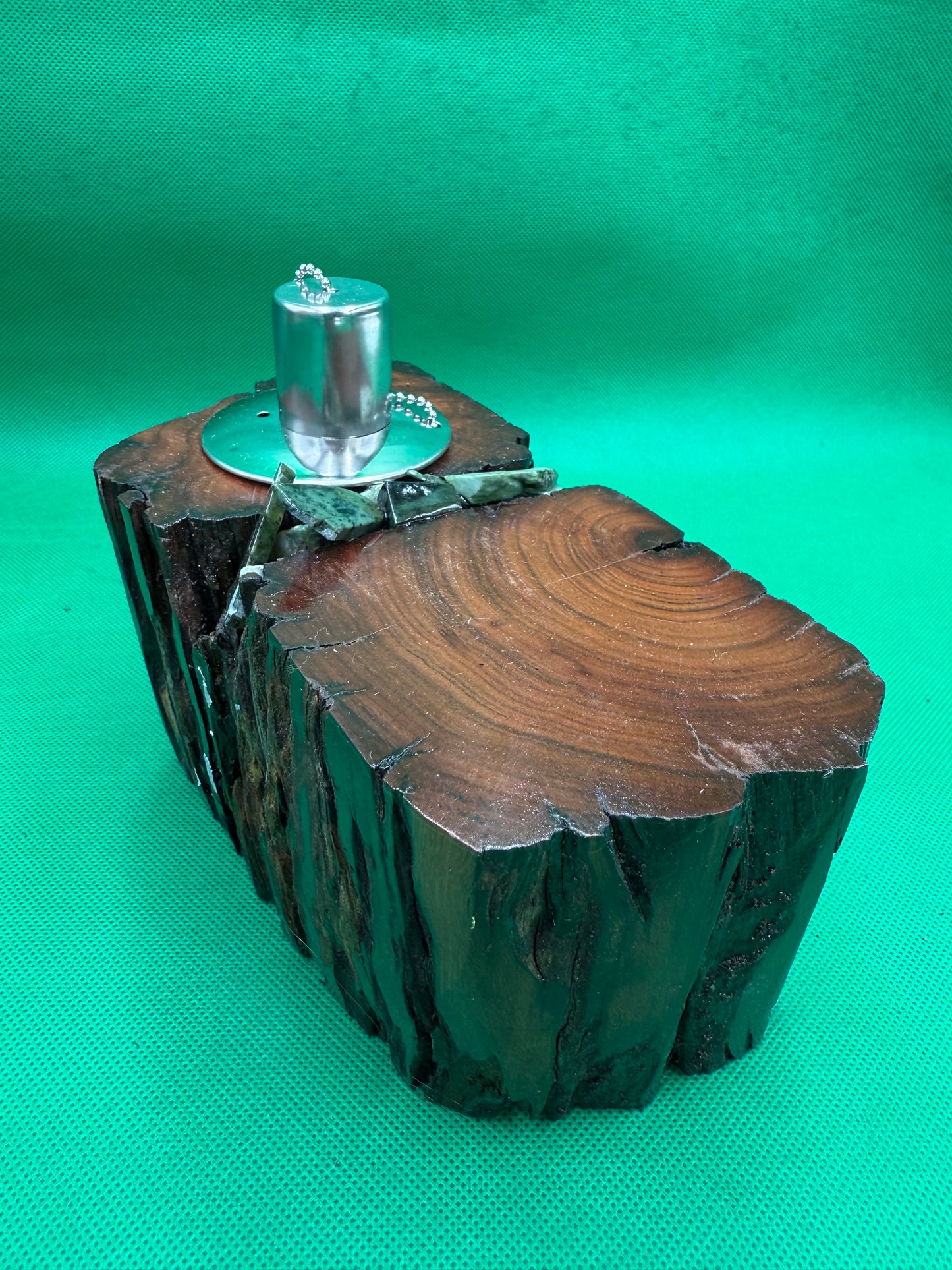 Recycled Wooden Oil Burner large 48