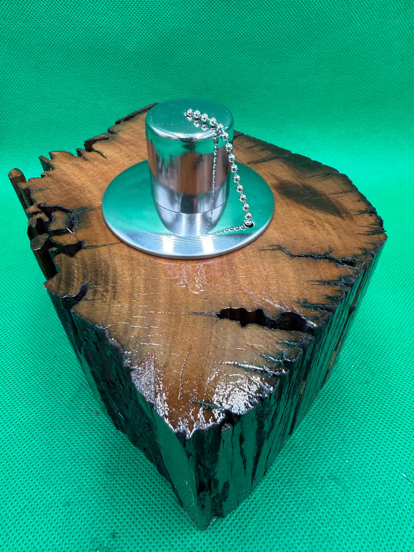 Recycled Wooden Oil Burner Small 28