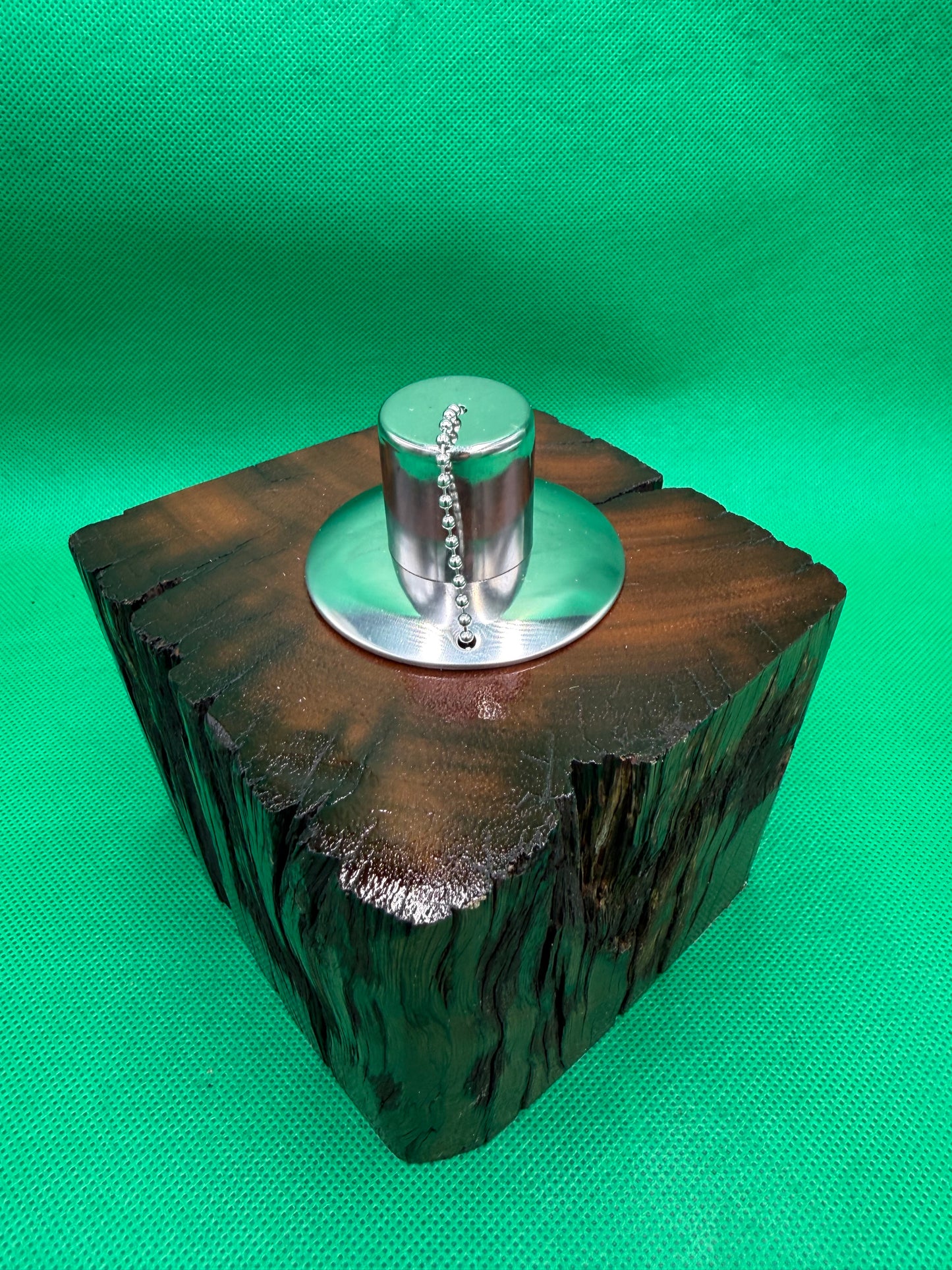 Recycled Wooden Oil Burner Small 10