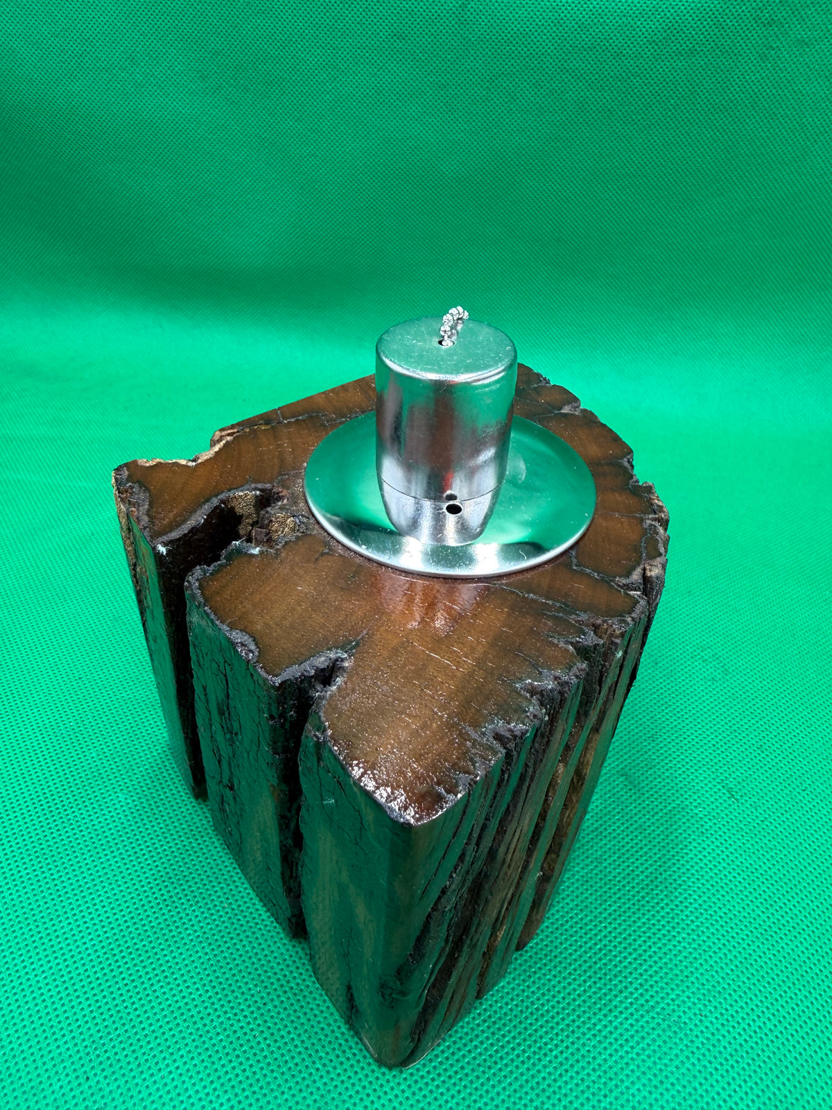 Recycled Wooden Oil Burner Small 104