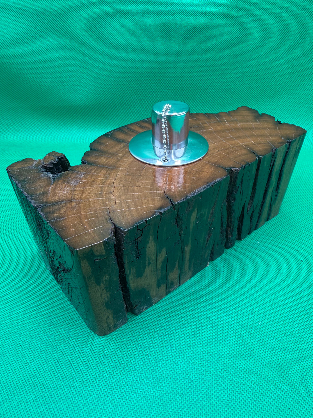 Recycled Wooden Oil Burner Large 6