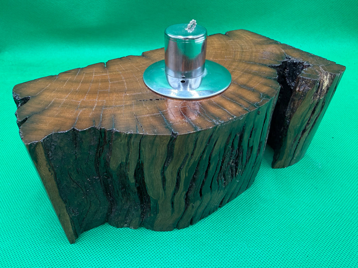 Recycled Wooden Oil Burner Large 6