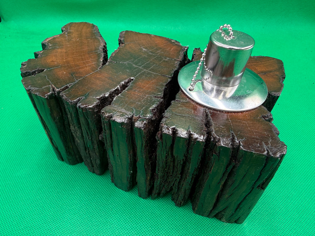 Recycled Wooden Oil Burner Large 7