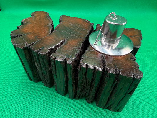 Recycled Wooden Oil Burner Large 7