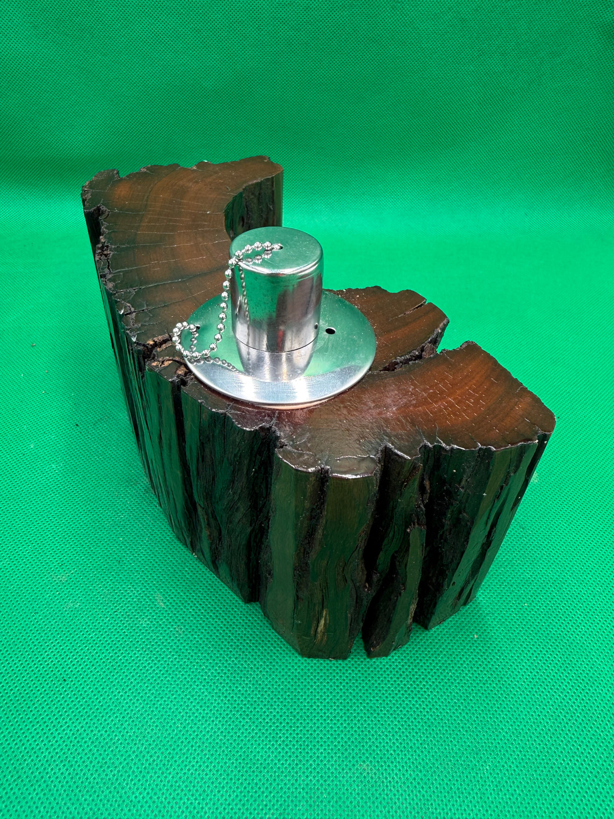 Recycled Wooden Oil Burner large 48