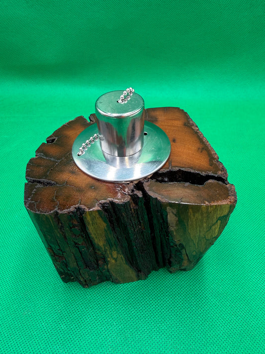 Recycled Wooden Oil Burner Small 50
