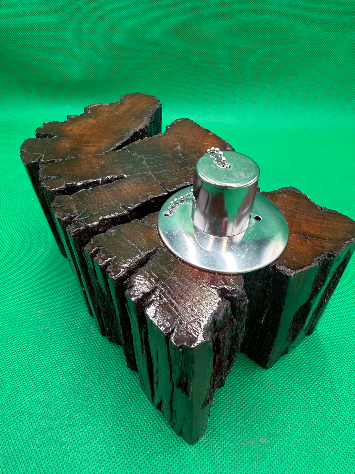 Recycled Wooden Oil Burner Large 7