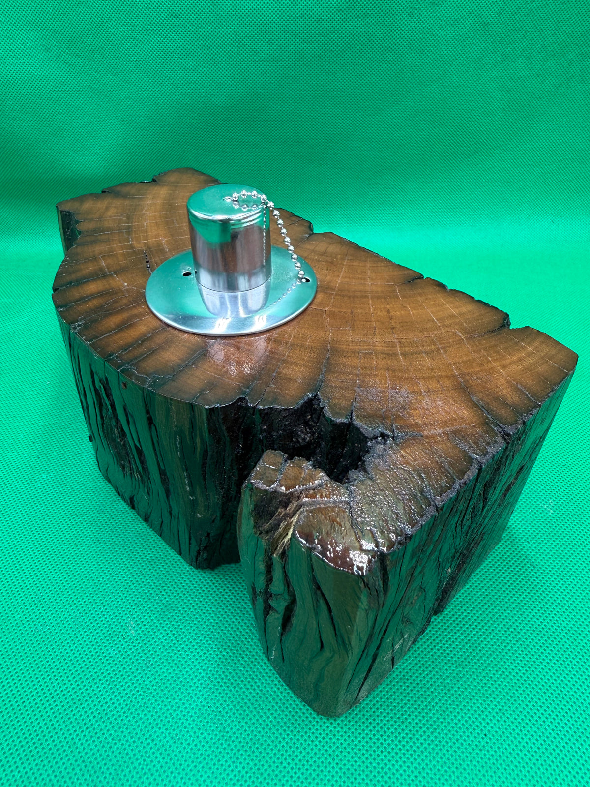 Recycled Wooden Oil Burner Large 6