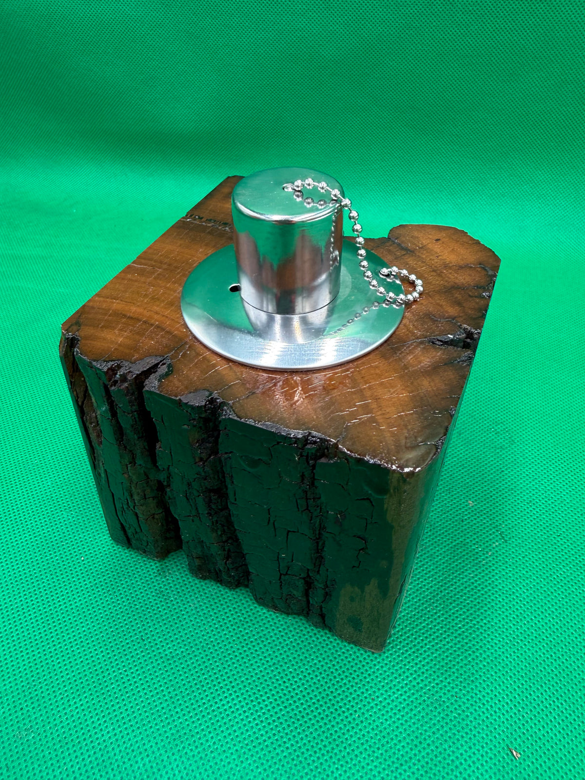 Recycled Wooden Oil Burner Small 107
