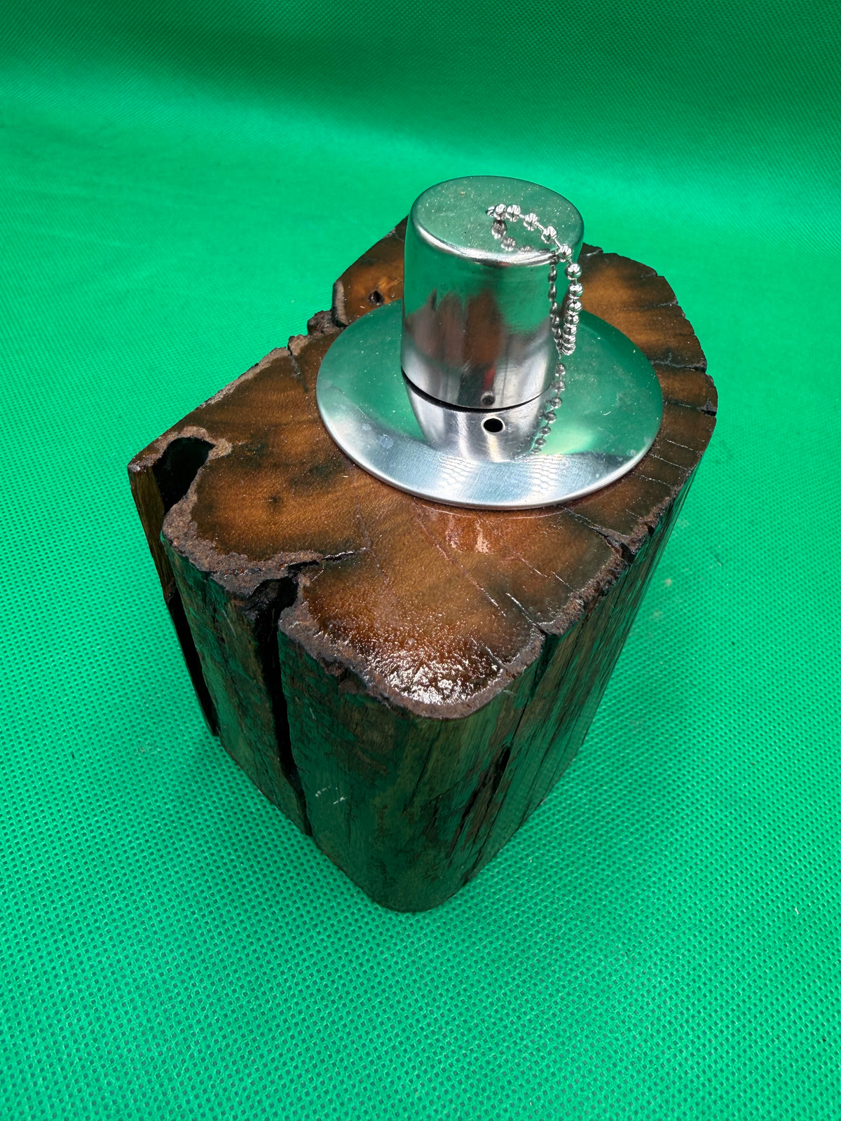 Recycled Wooden Oil Burner Small 10