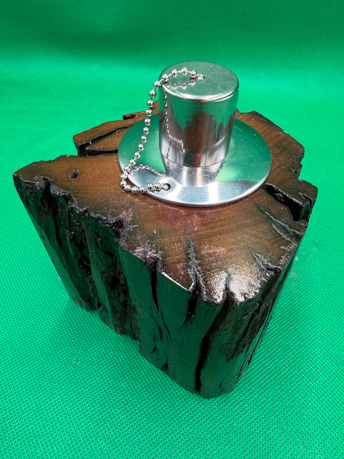 Recycled Wooden Oil Burner Small 102
