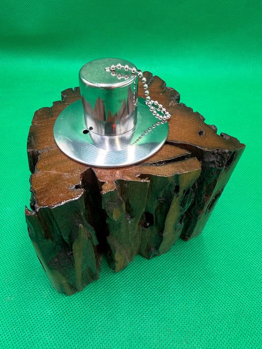 Recycled Wooden Oil Burner Small 102