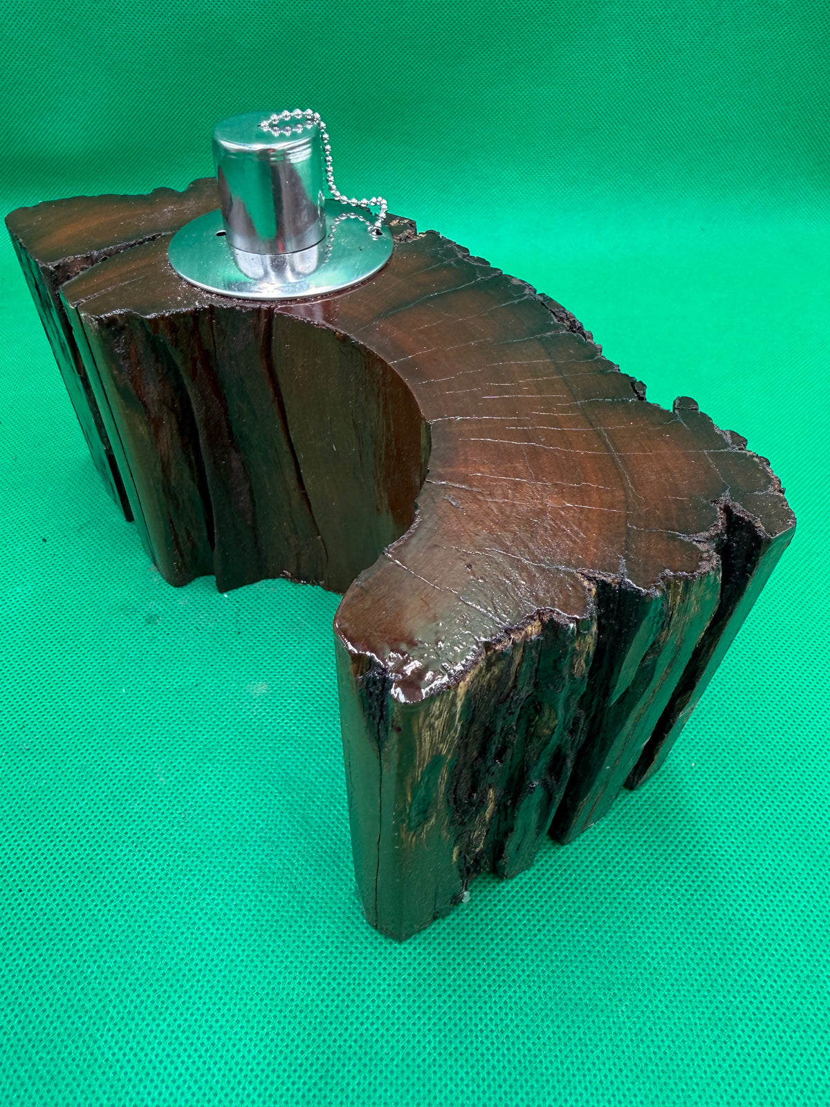Recycled Wooden Oil Burner large 48