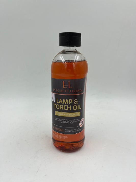 Sandalwood & Vanilla 1 Litre Insect Repellent Lamp Oil