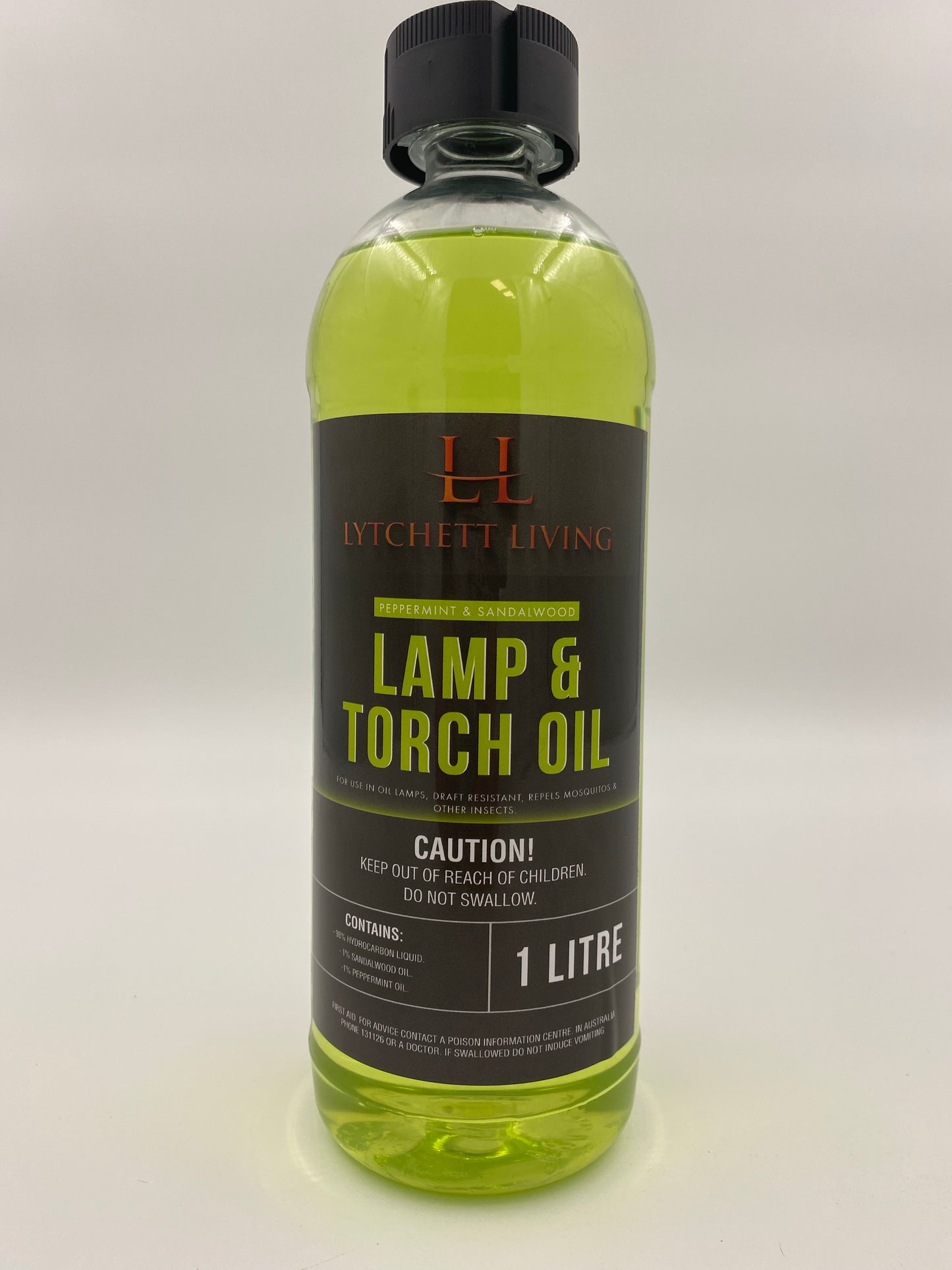 Sandalwood & Peppermint 1 Litre Insect Repellent Lamp Oil